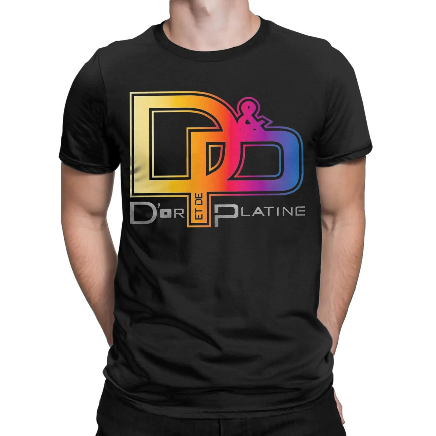 T-SHIRT / D'OR & PLATINE