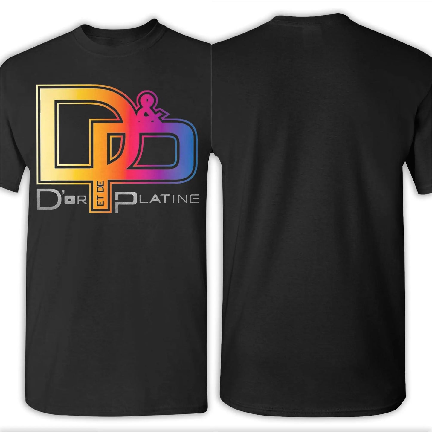 T-SHIRT / D'OR & PLATINE