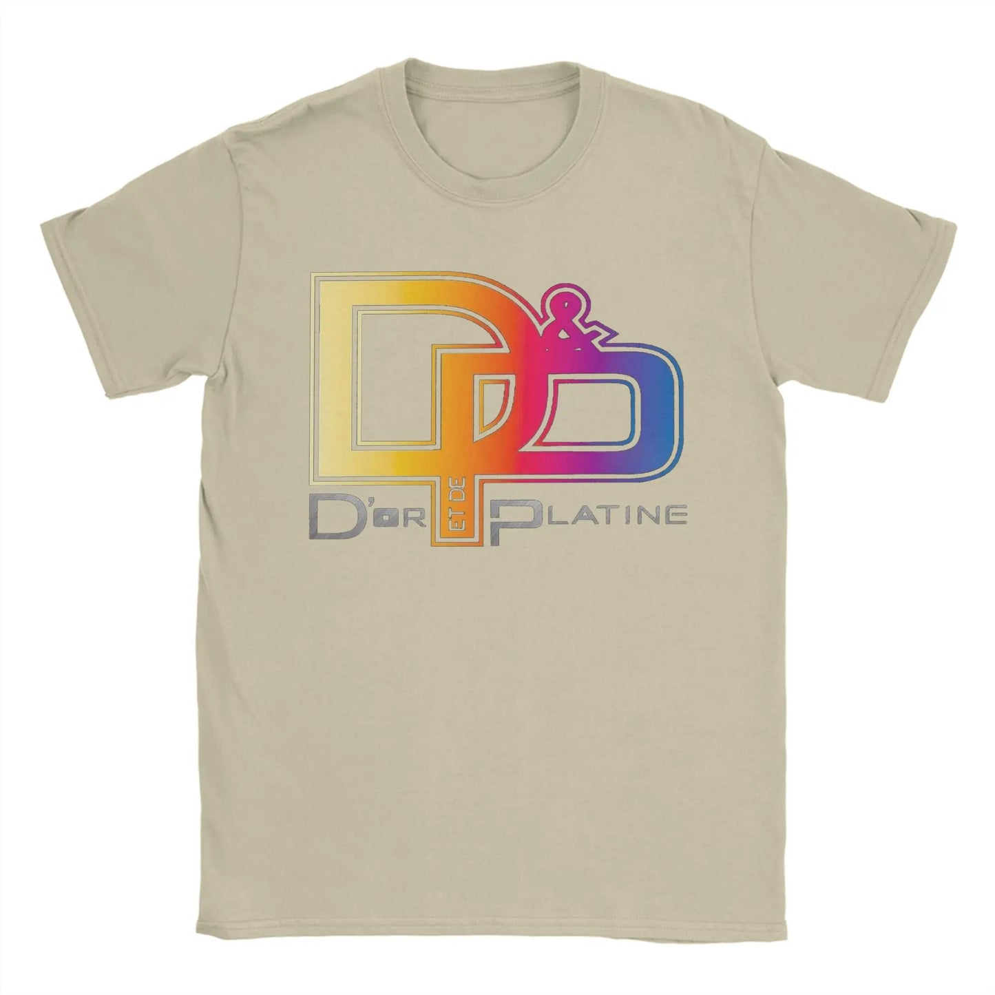 T-SHIRT / D'OR & PLATINE